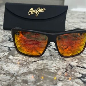Maui Jim Sunglasses with Fiery Red Lenses